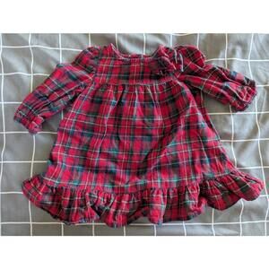 Tartan plaid Christmas dress